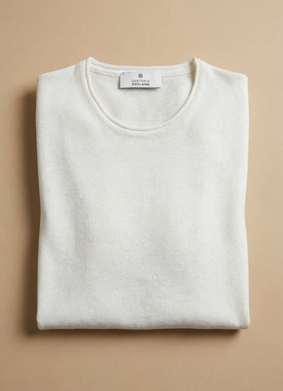 MAGLIA MEZZA MANICA IN MISTO LINO UNITA