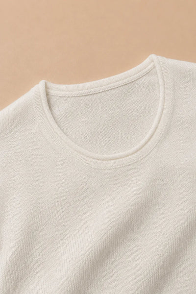 MAGLIA MEZZA MANICA IN MISTO LINO UNITA