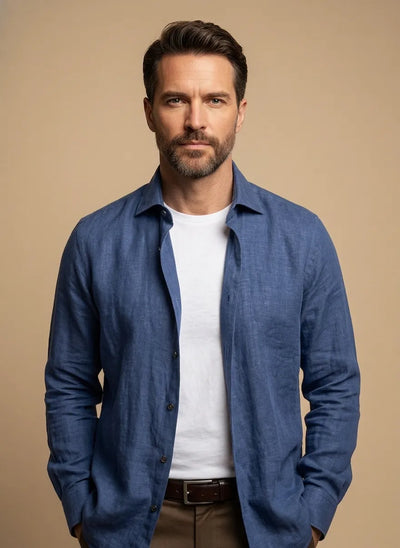 CAMICIA 100%LINO