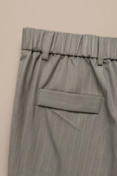 PANTALONE GESSATO CON PINCES PL/VI