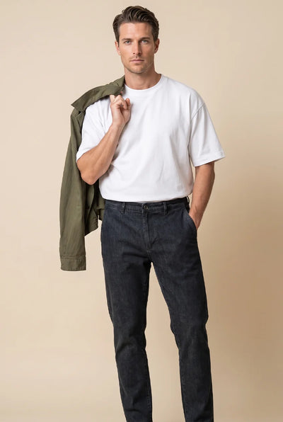 JEANS CHINO SLIM DENIM SCURO