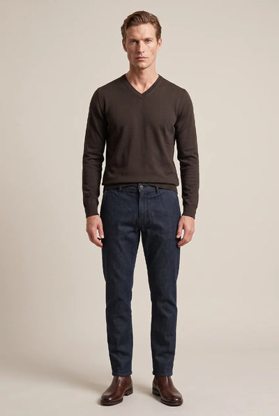 JEANS CHINO SLIM DENIM SCURO