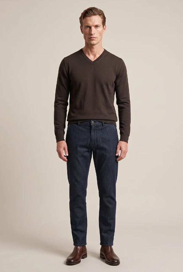 JEANS CHINO SLIM DENIM SCURO
