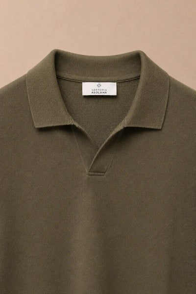 POLO DERBY MEZZA MANICA IN LINO E COTONE