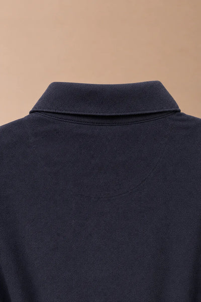 PIQLINCOT POLO MEZZA MANICA IN FILO DI COTONE E LINO