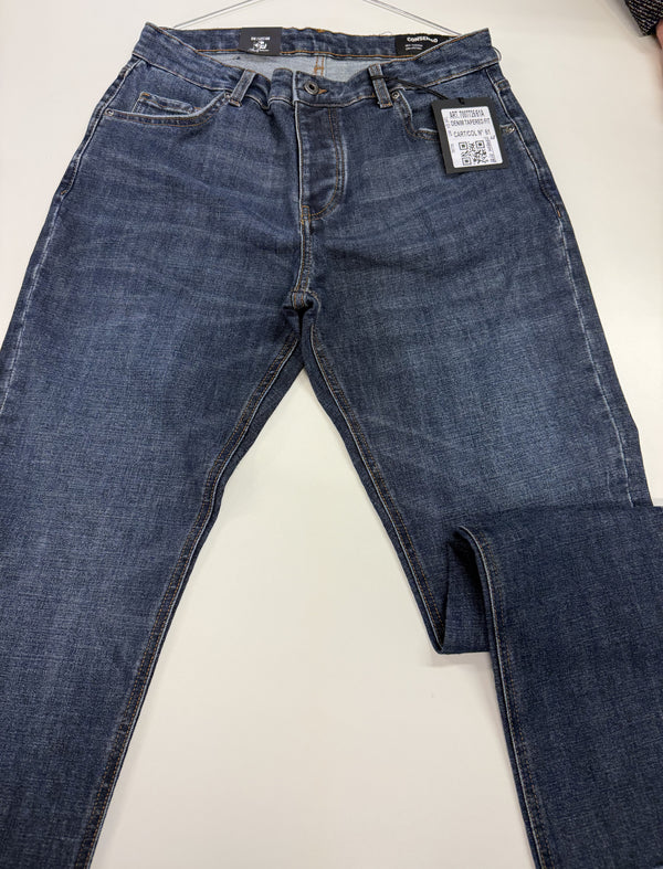 7007726 JEANS TAPERED DENIM MEDIO