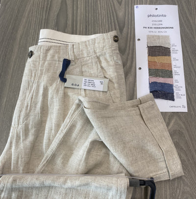 12PA-PA830 PANTALONE COT/LINO RESCA